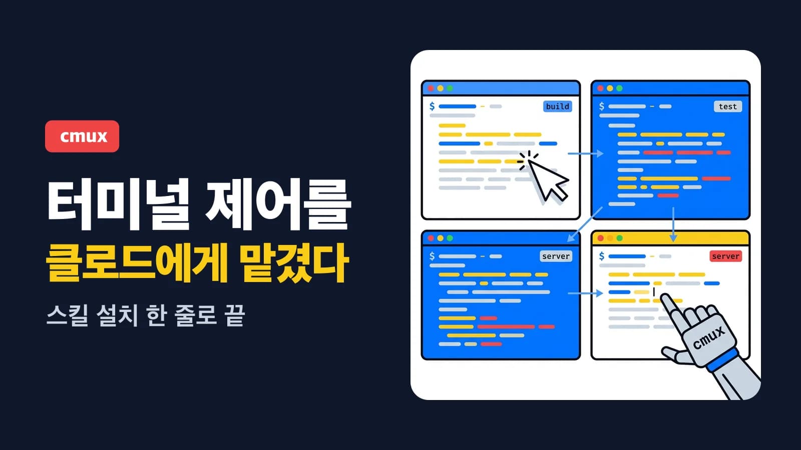 클로드코드를 위한 CMUX 스킬 설치